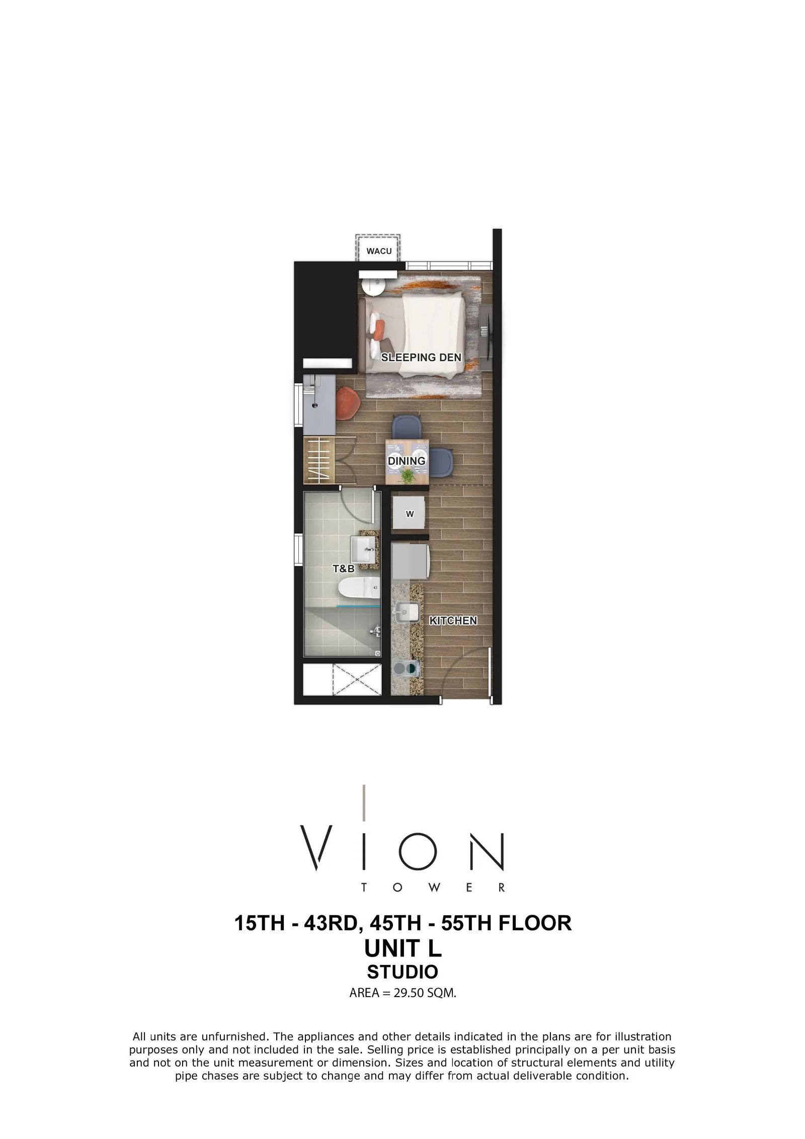 Studio floor plan