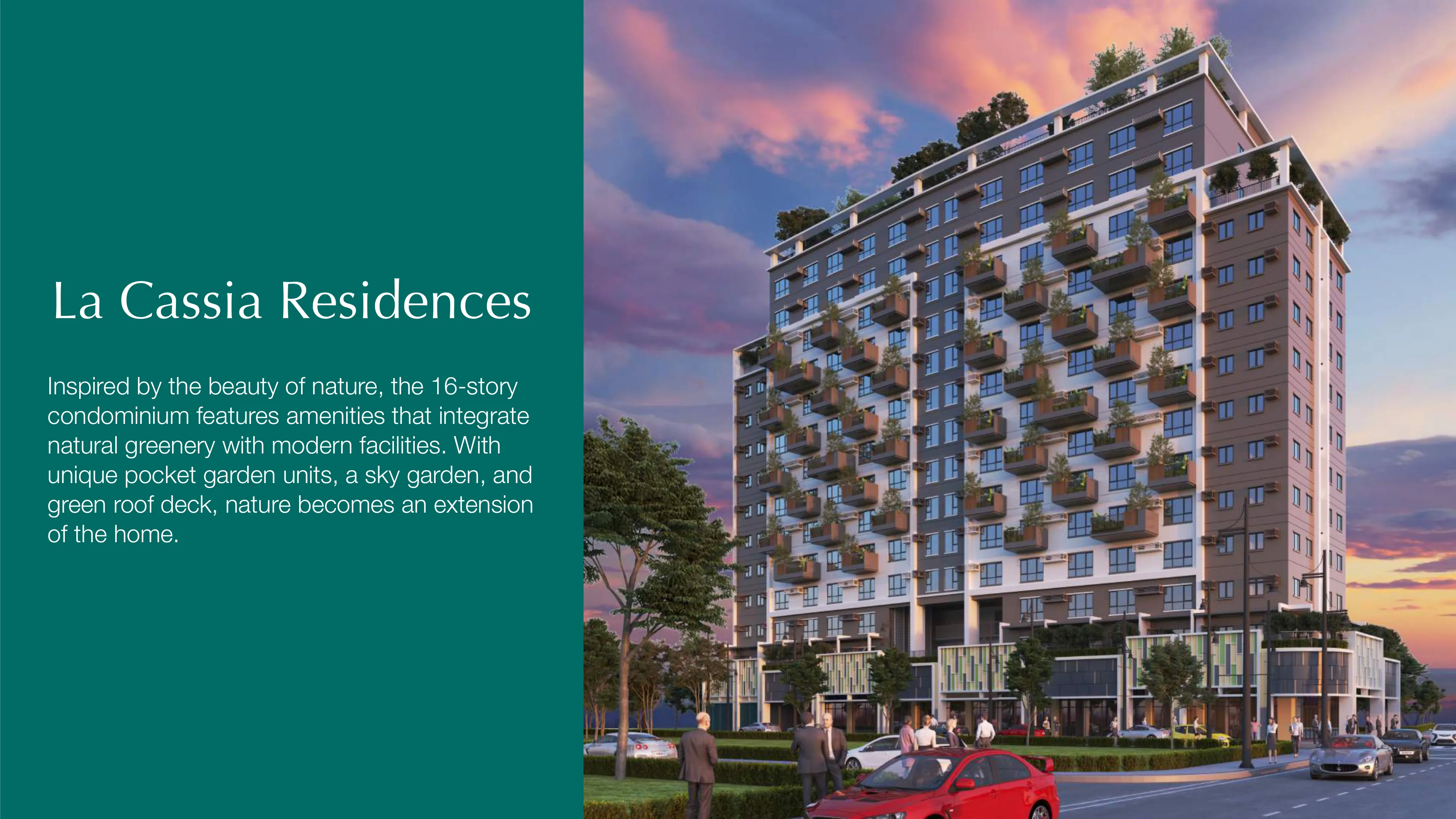 La Cassia Residences training deck render