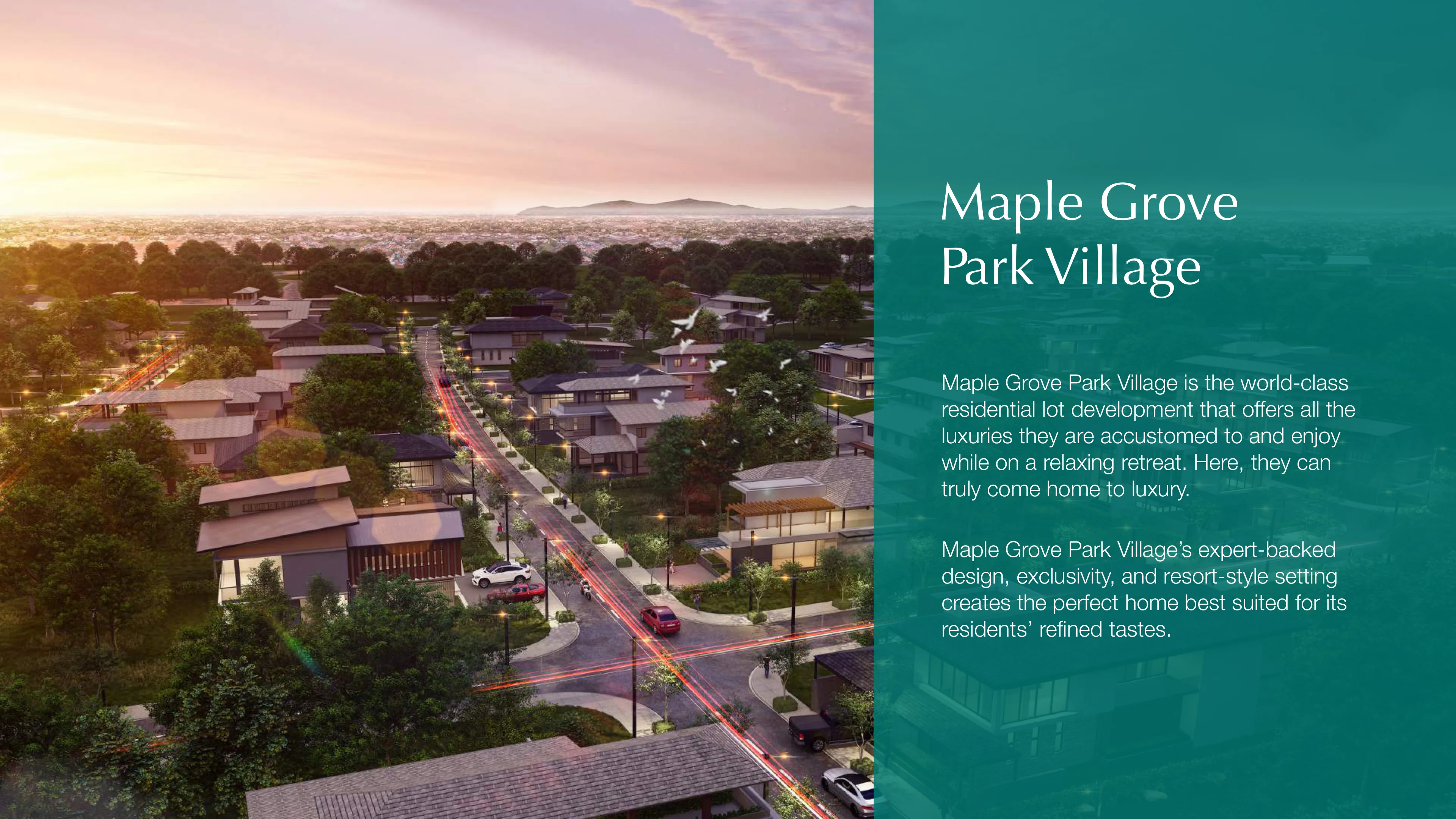 Maple Grove Park Village training deck render