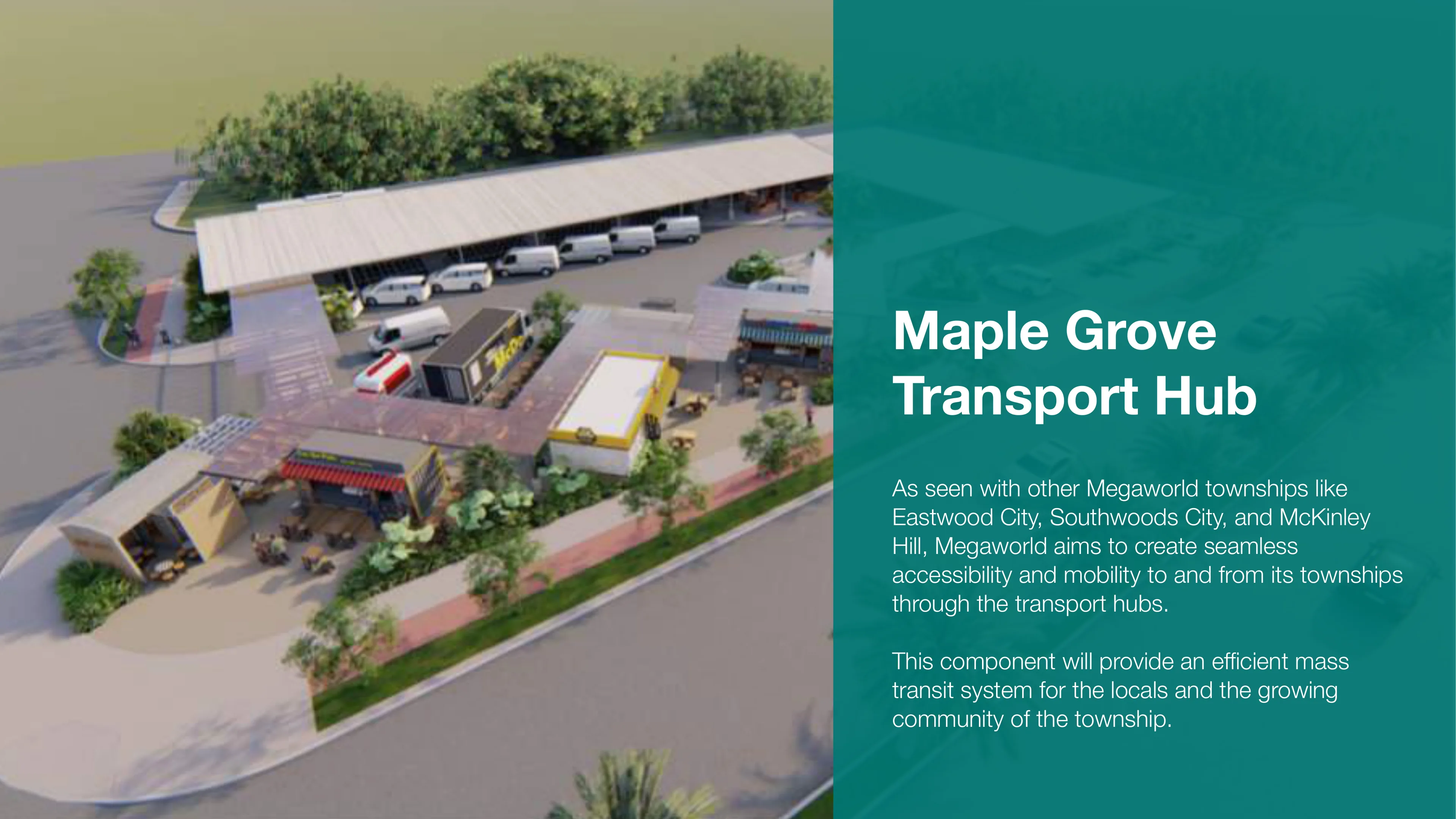Maple Grove Transport Hub training deck slide